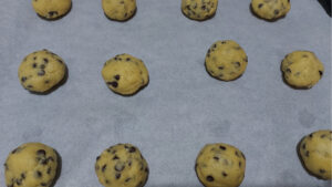 teglia con biscotti cookies
