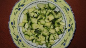 zucchine a dadini