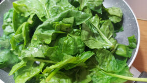 spinaci freschi crudi
