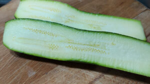 zucchine tagliate