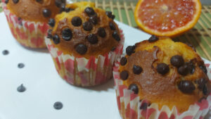 muffin arancia e cioccolato