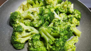 padella con broccoli calabresi cotti